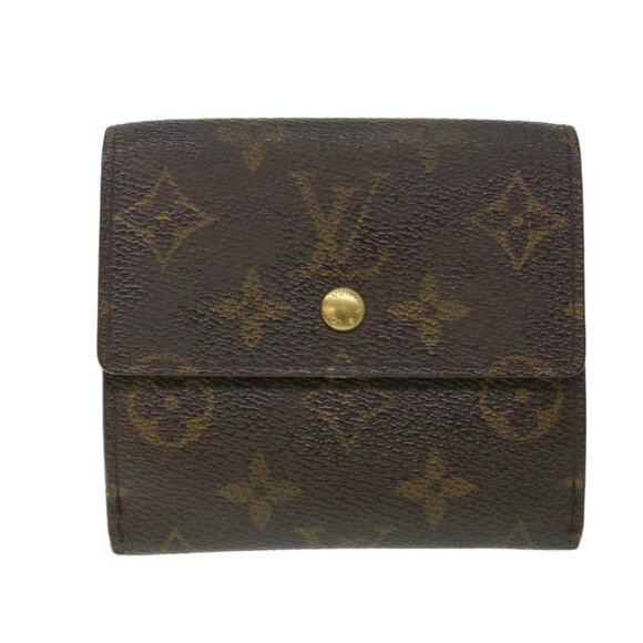 LOUIS VUITTON Monogram Portefeuille Elise Wallet M61654 LV Auth 56115 - Picture 1 of 14
